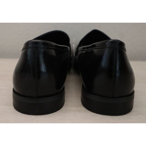Banana Republic Factory 860537-001 Women's Sz 7 Black Leather Loafers - Picture 3 of 15